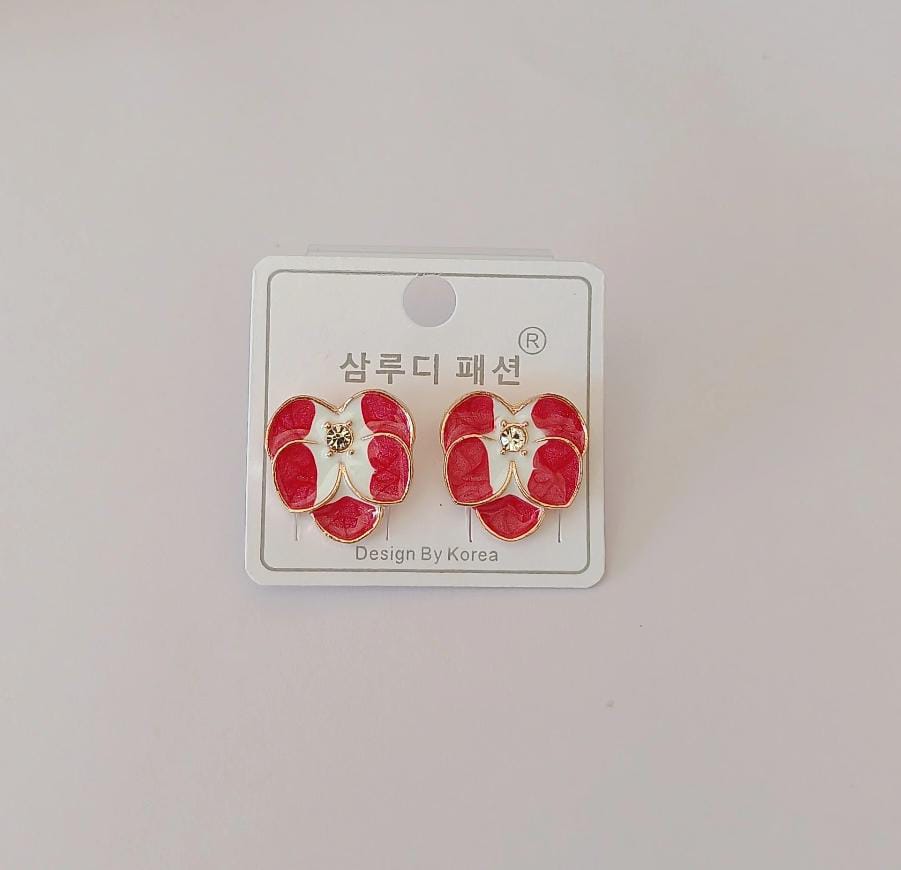 Korean Leaf Design Earring