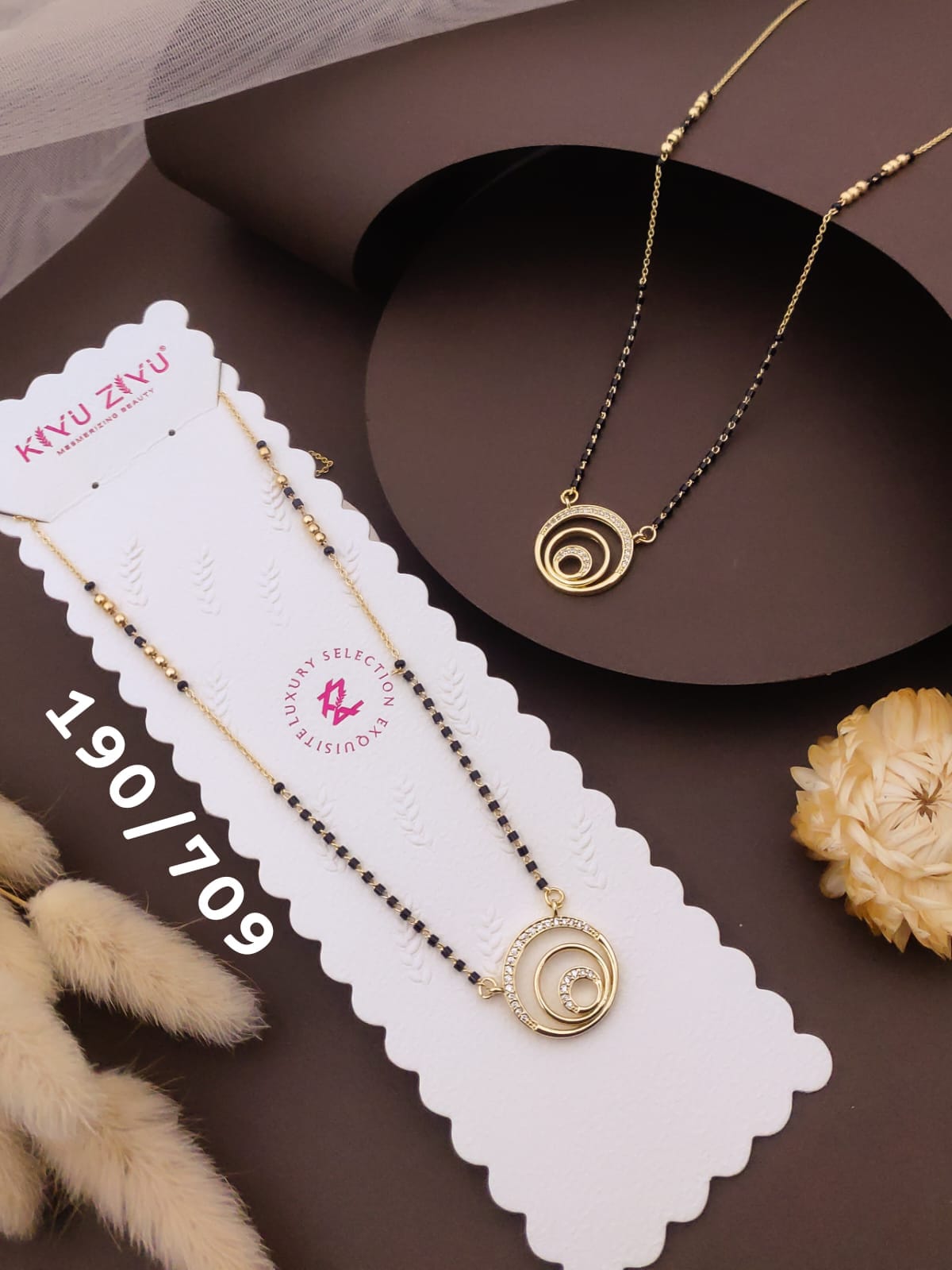 Kiyu ziyu mangalsutra only pendant anti tarnished