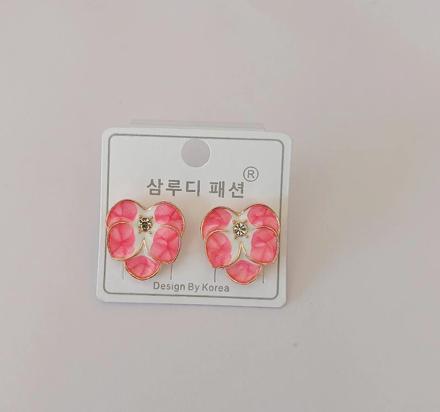 Korean Leaf Design Earring