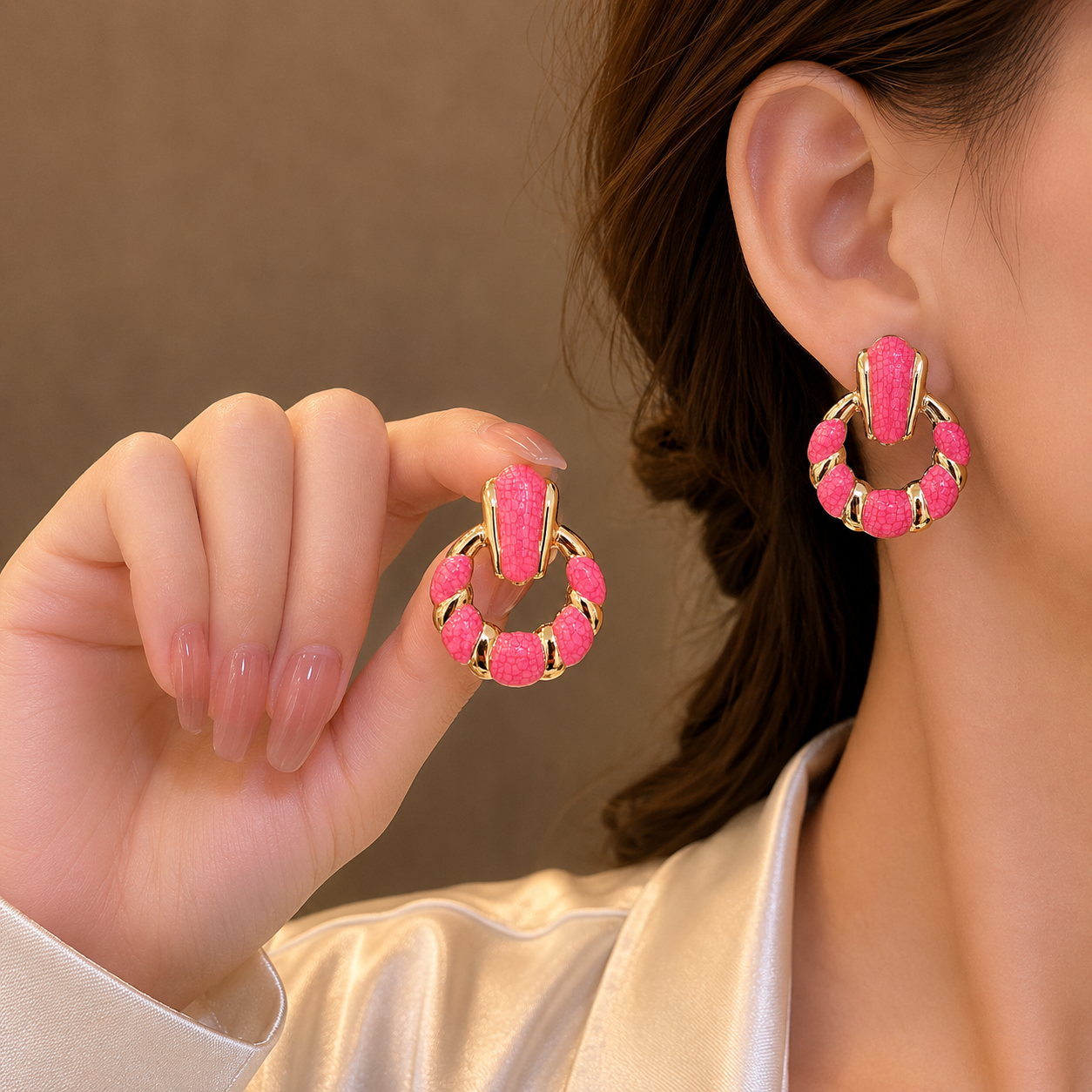 Korean Design Shell Earring