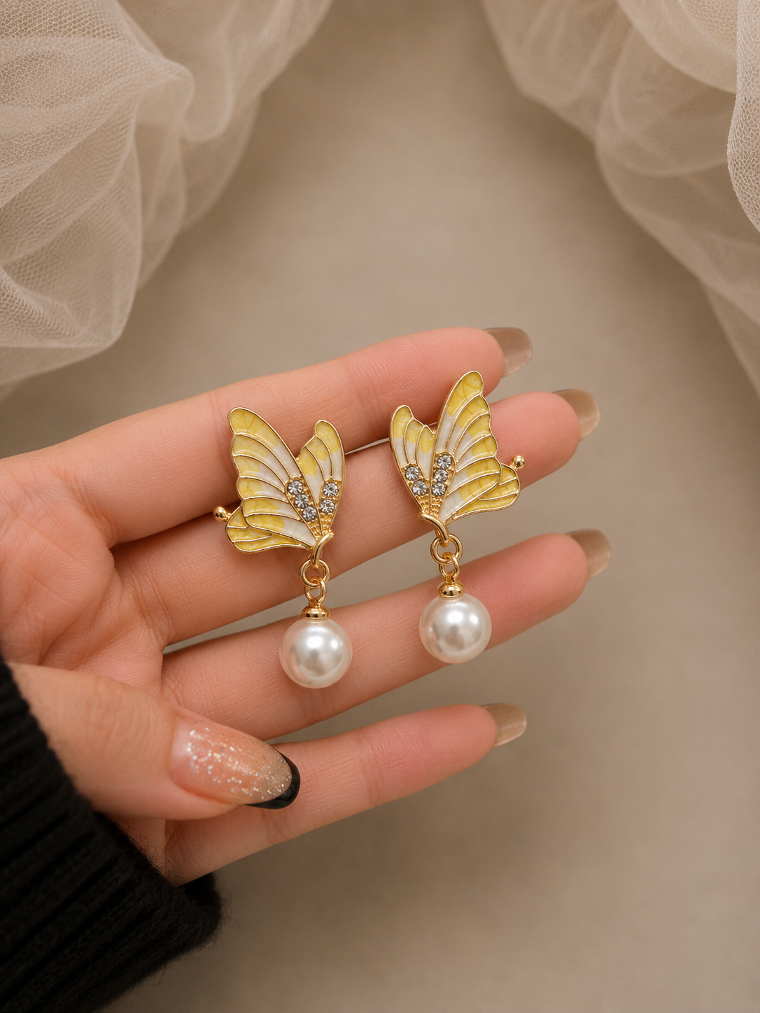 Korean Design cute Butterfly Earring