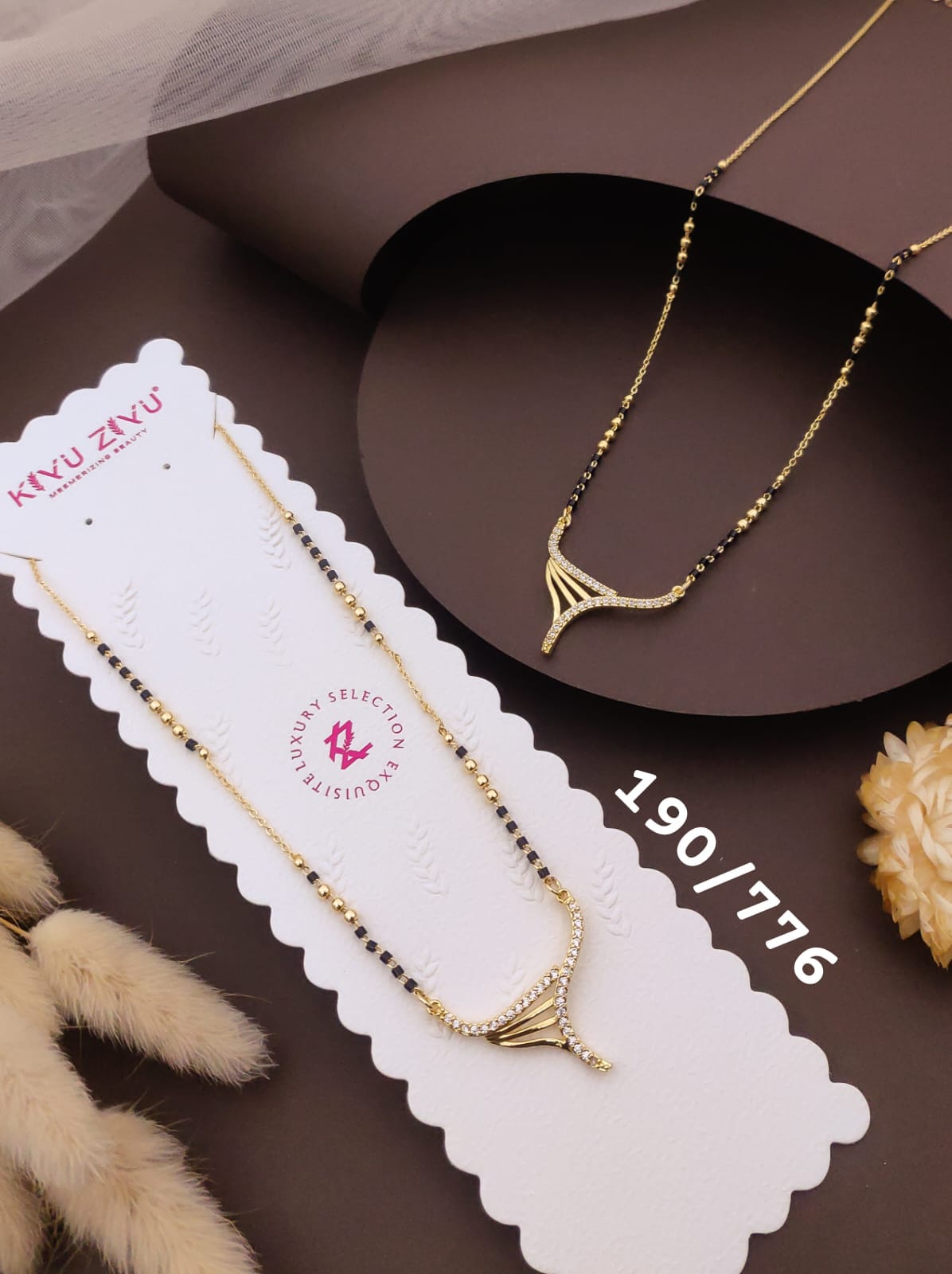 Kiyu ziyu mangalsutra only pendant anti tarnished