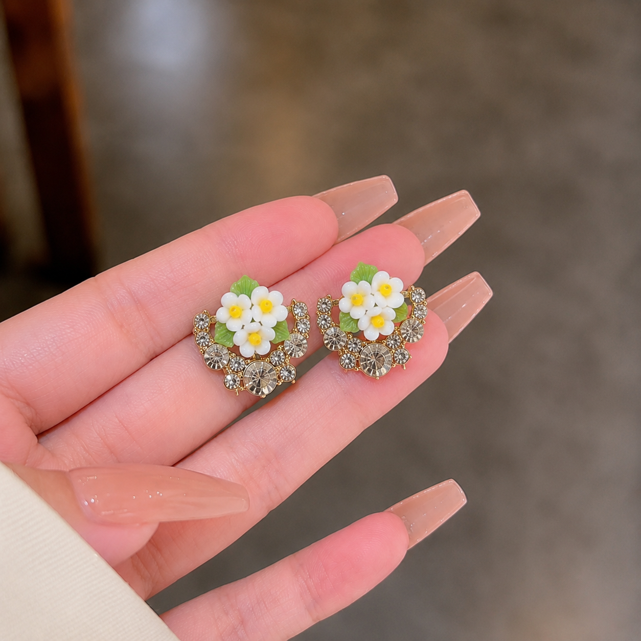 Korean Design Cute Smaller Flower Earring