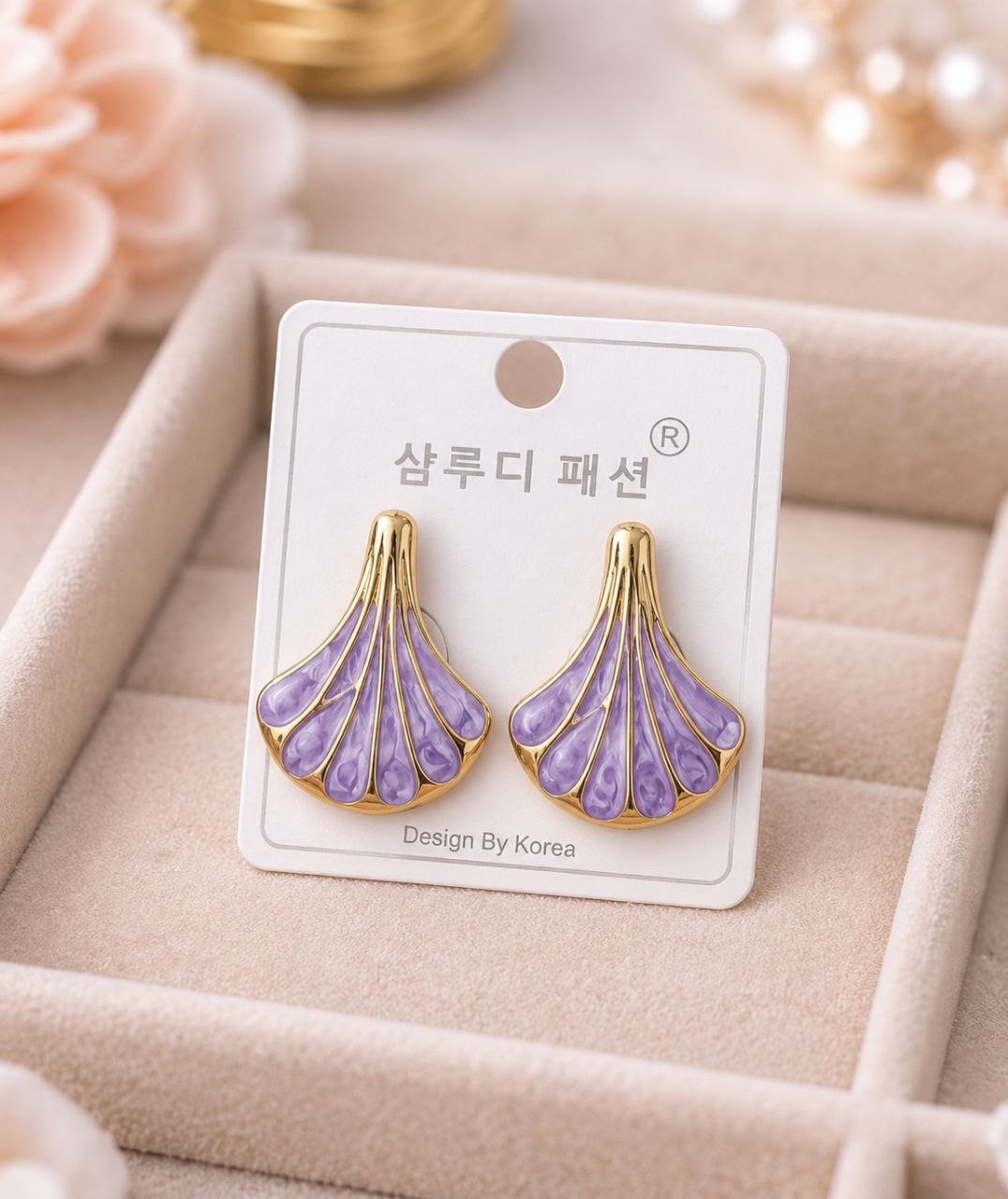 Korean Fashion Colored Shell Earring