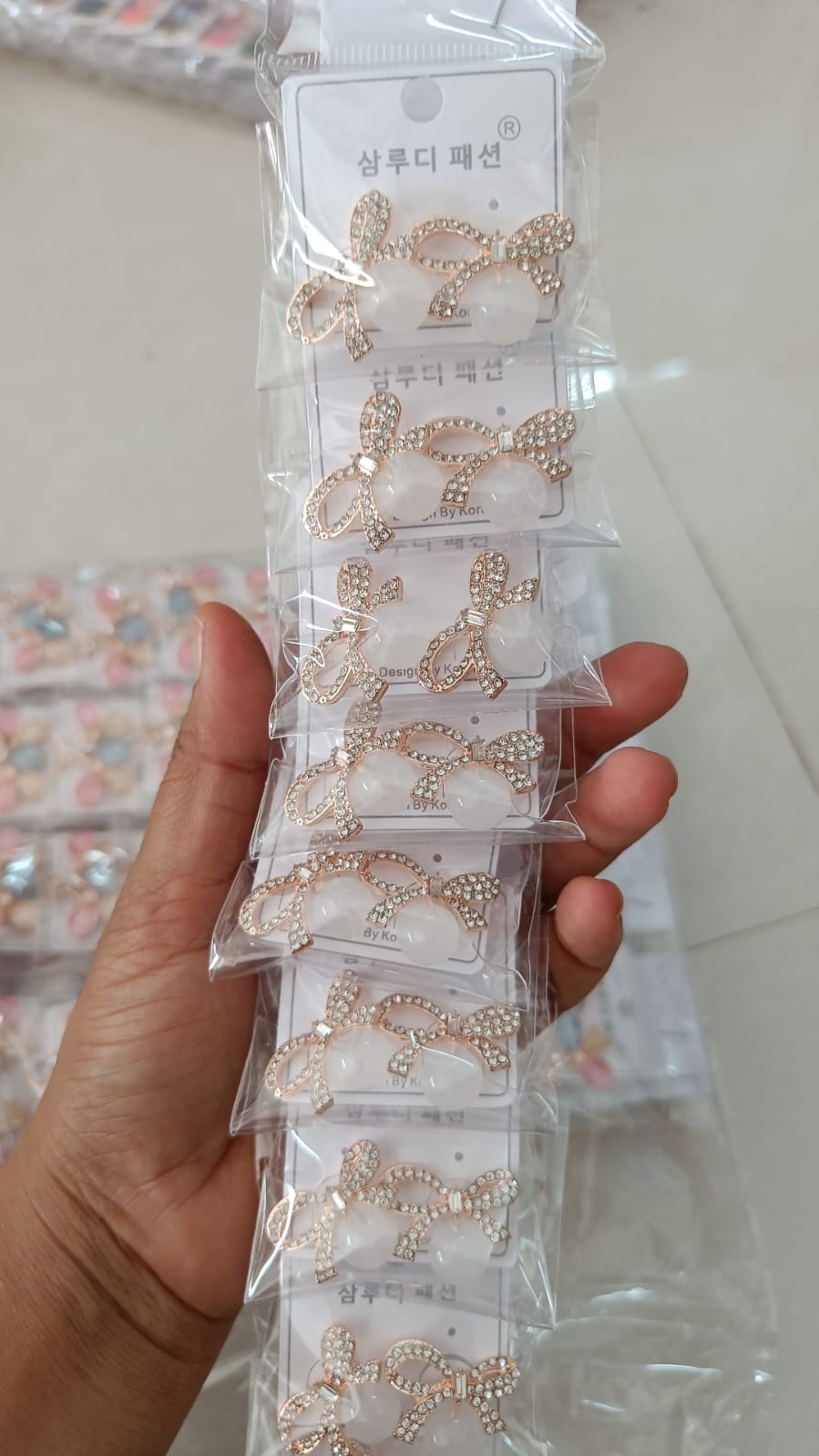 Korean Design Bow Earring