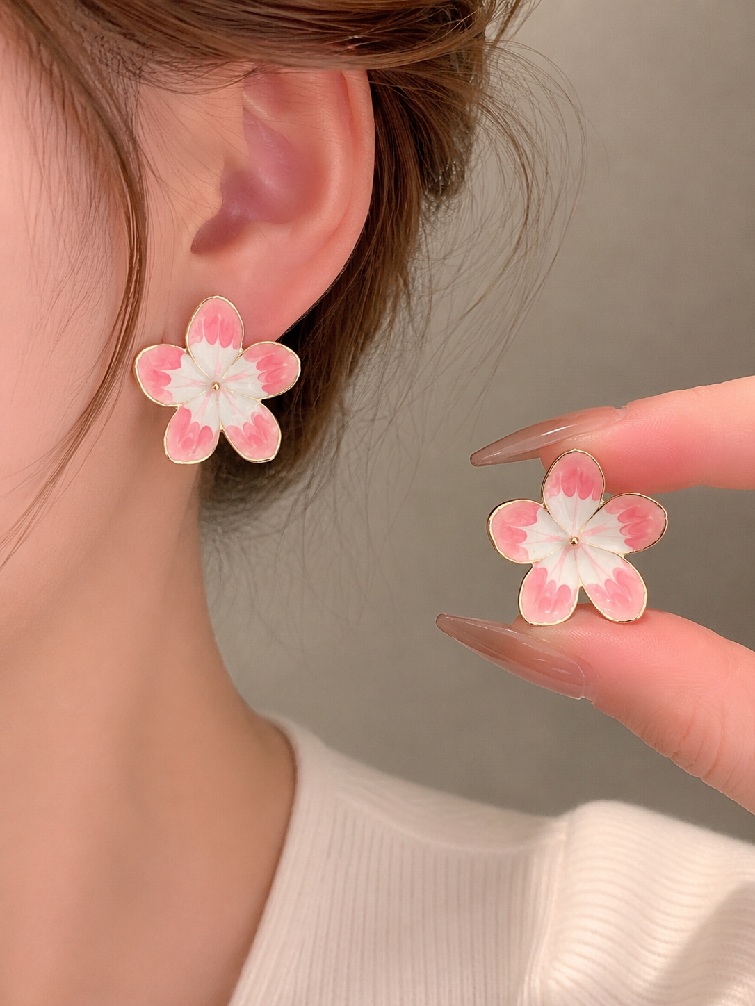 Korean Stylish Flower Earring