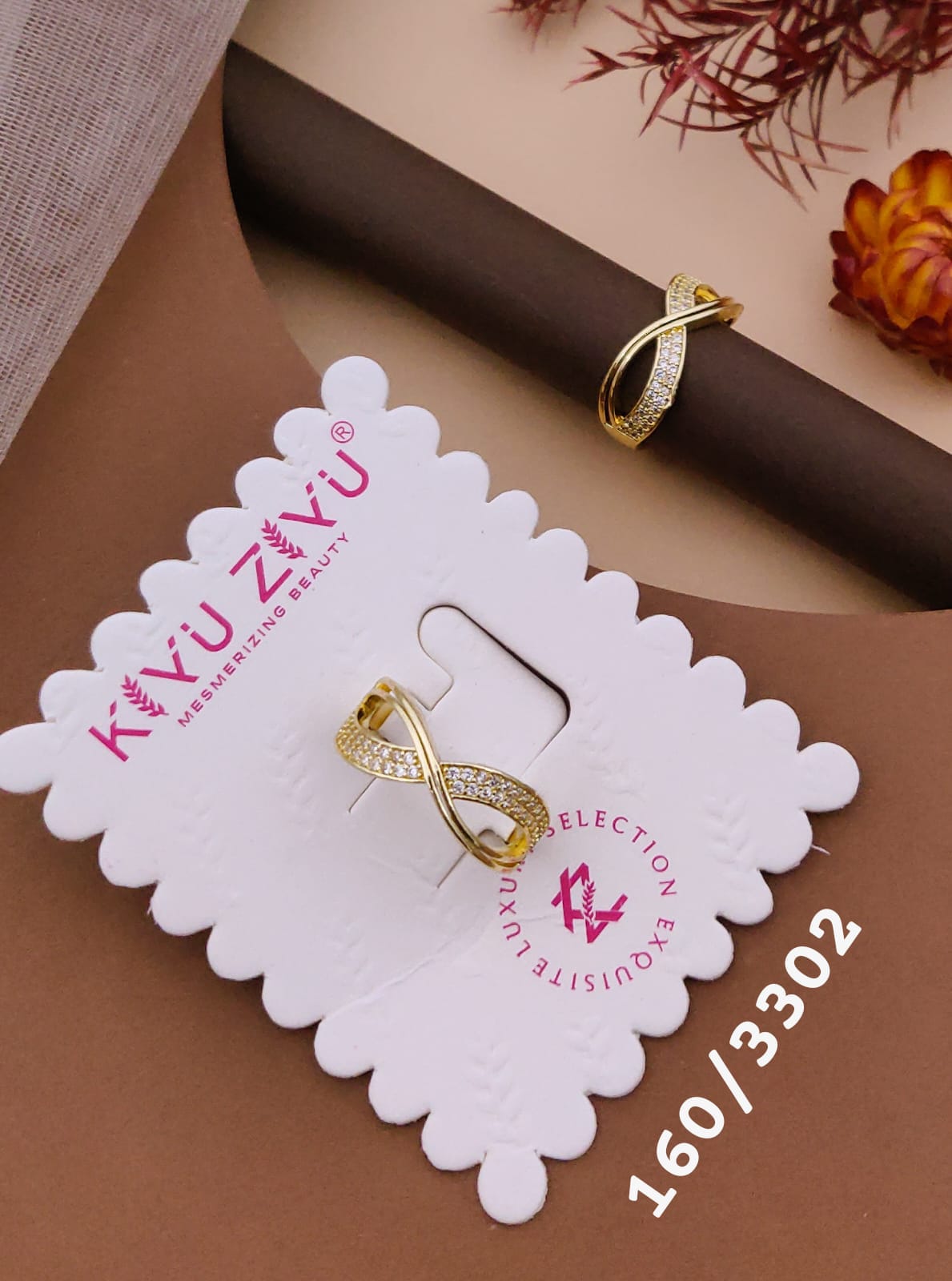 Kiyu ziyu anti tarnished adjustable ring