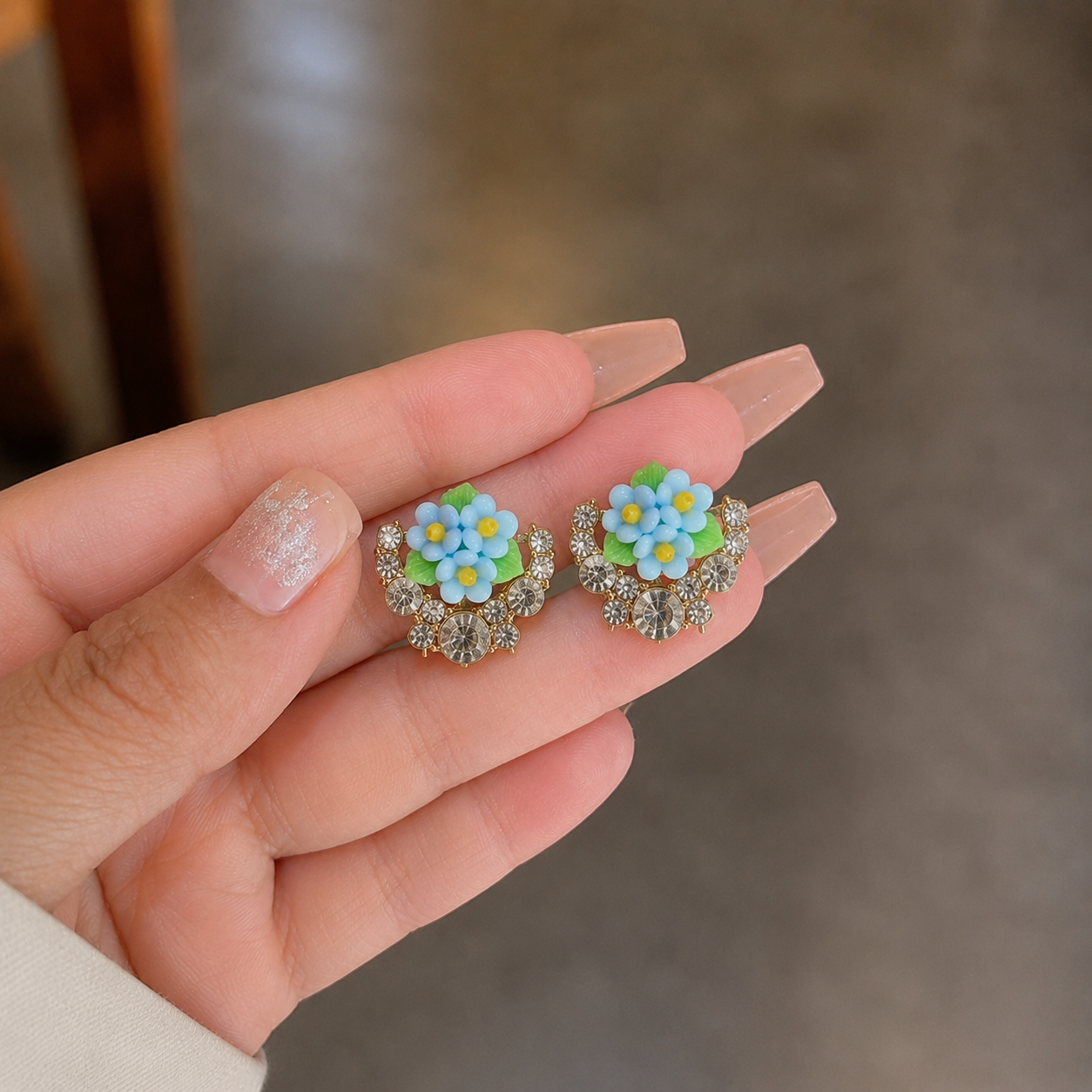 Korean Design Cute Smaller Flower Earring