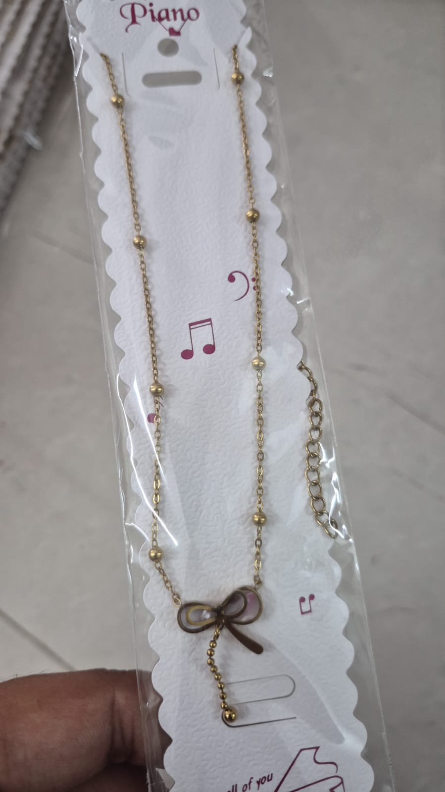 Anti tarnished necklace