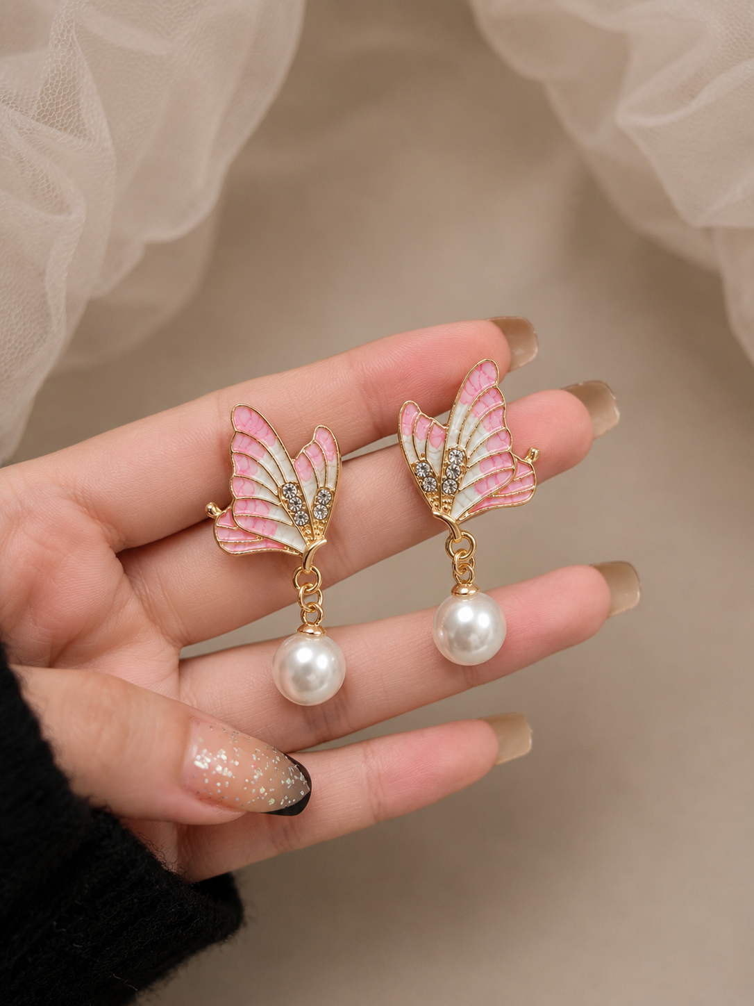 Korean Design cute Butterfly Earring