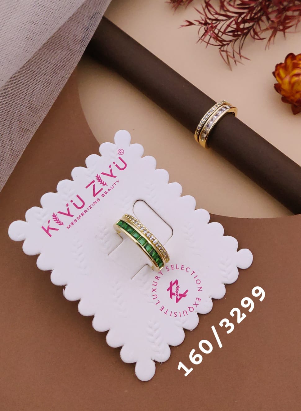 Kiyu ziyu anti tarnished adjustable ring