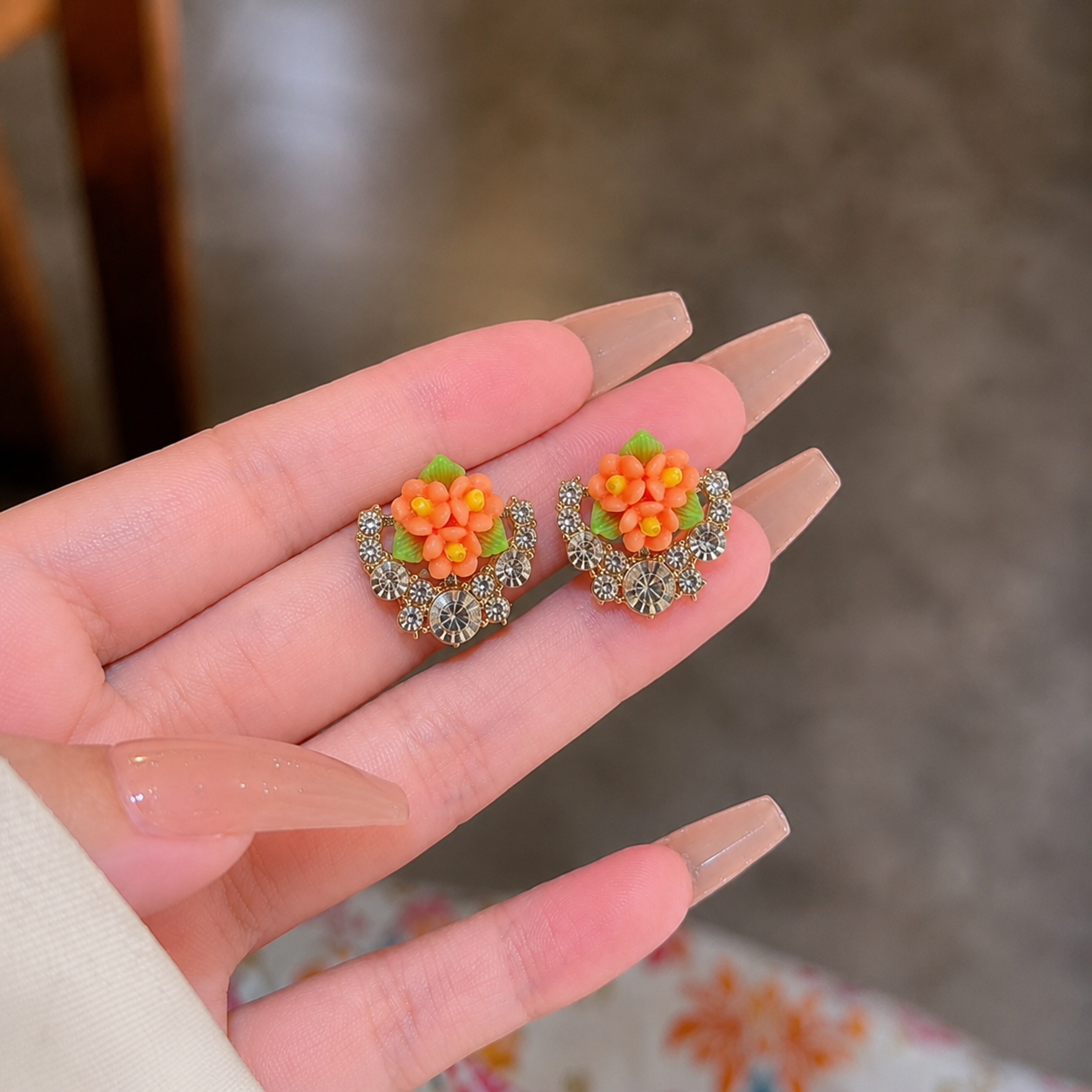 Korean Design Cute Smaller Flower Earring