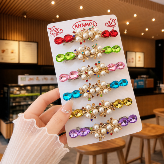 Set of 6 pcs French Hair Barrette Clip