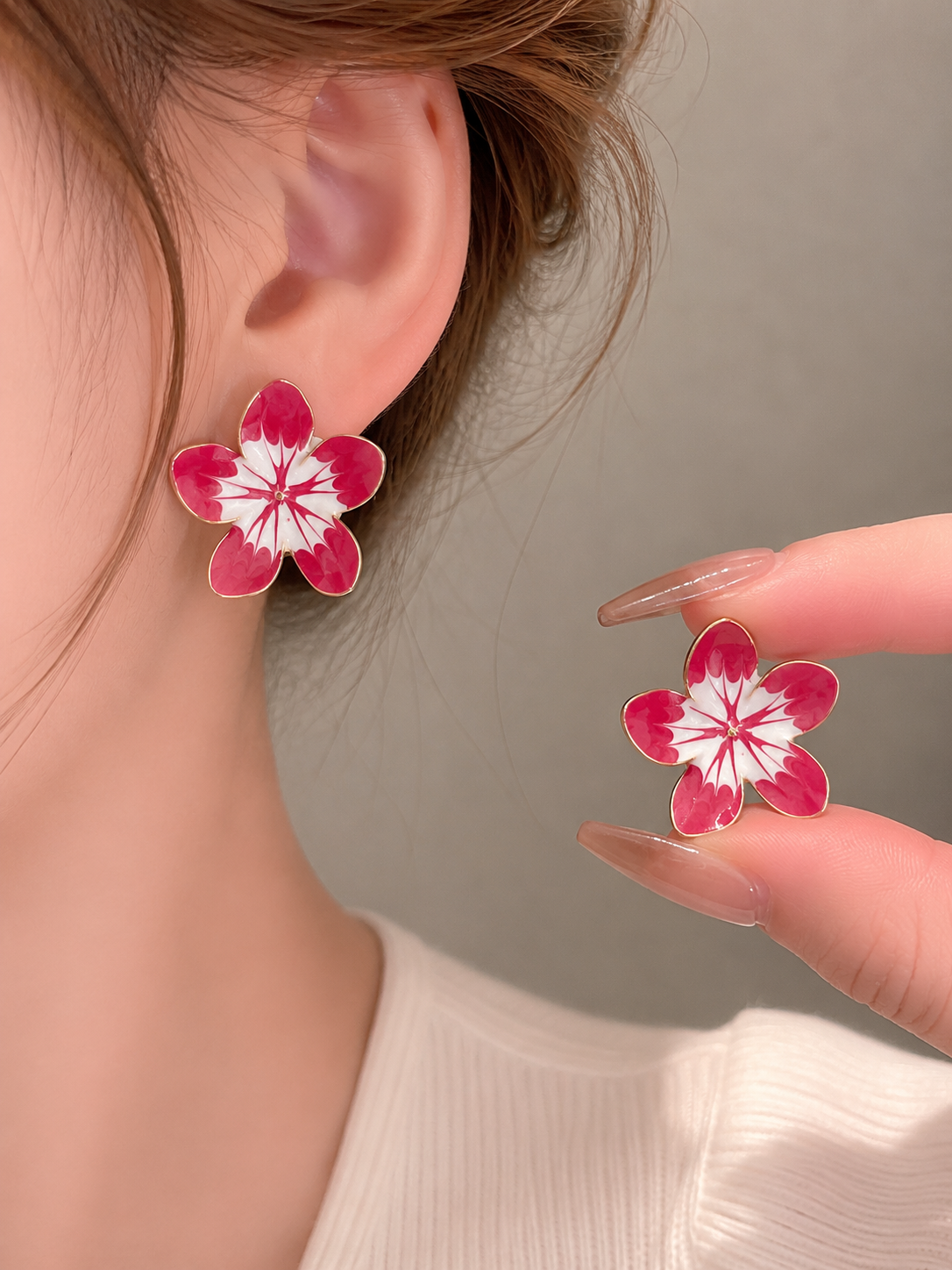 Korean Stylish Flower Earring