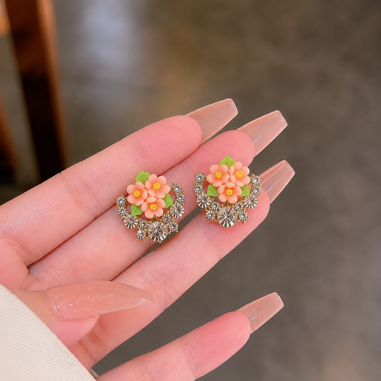 Korean Design Cute Smaller Flower Earring