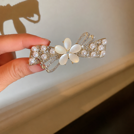 French barrette hair clip metal material