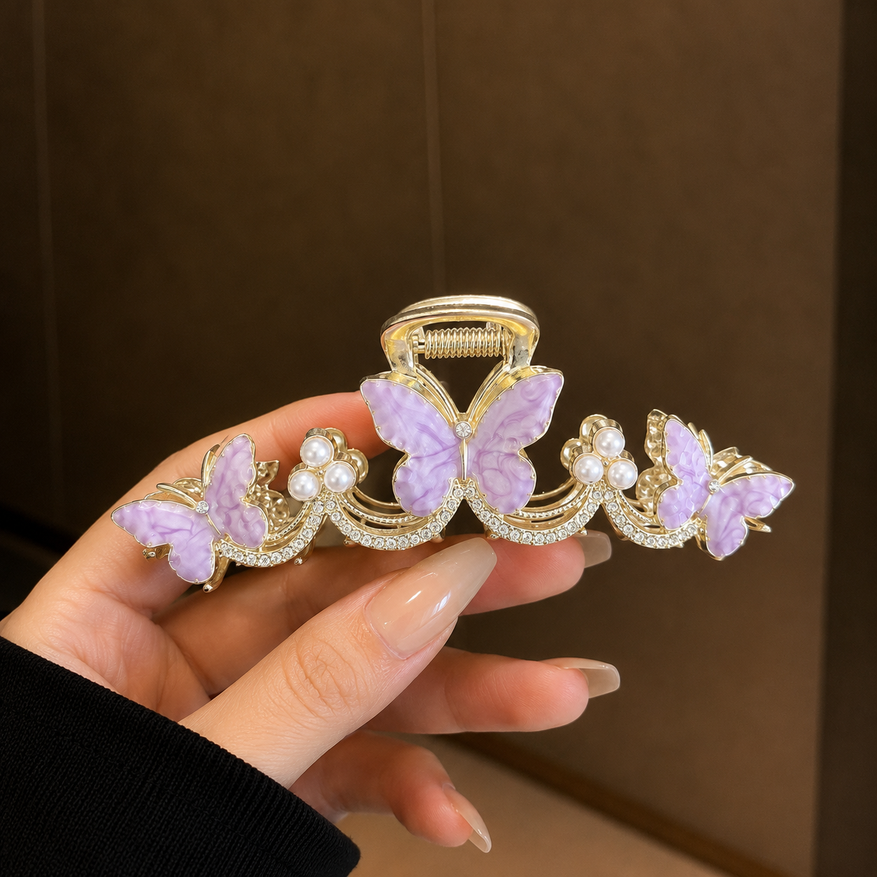 Korean metal hair claw