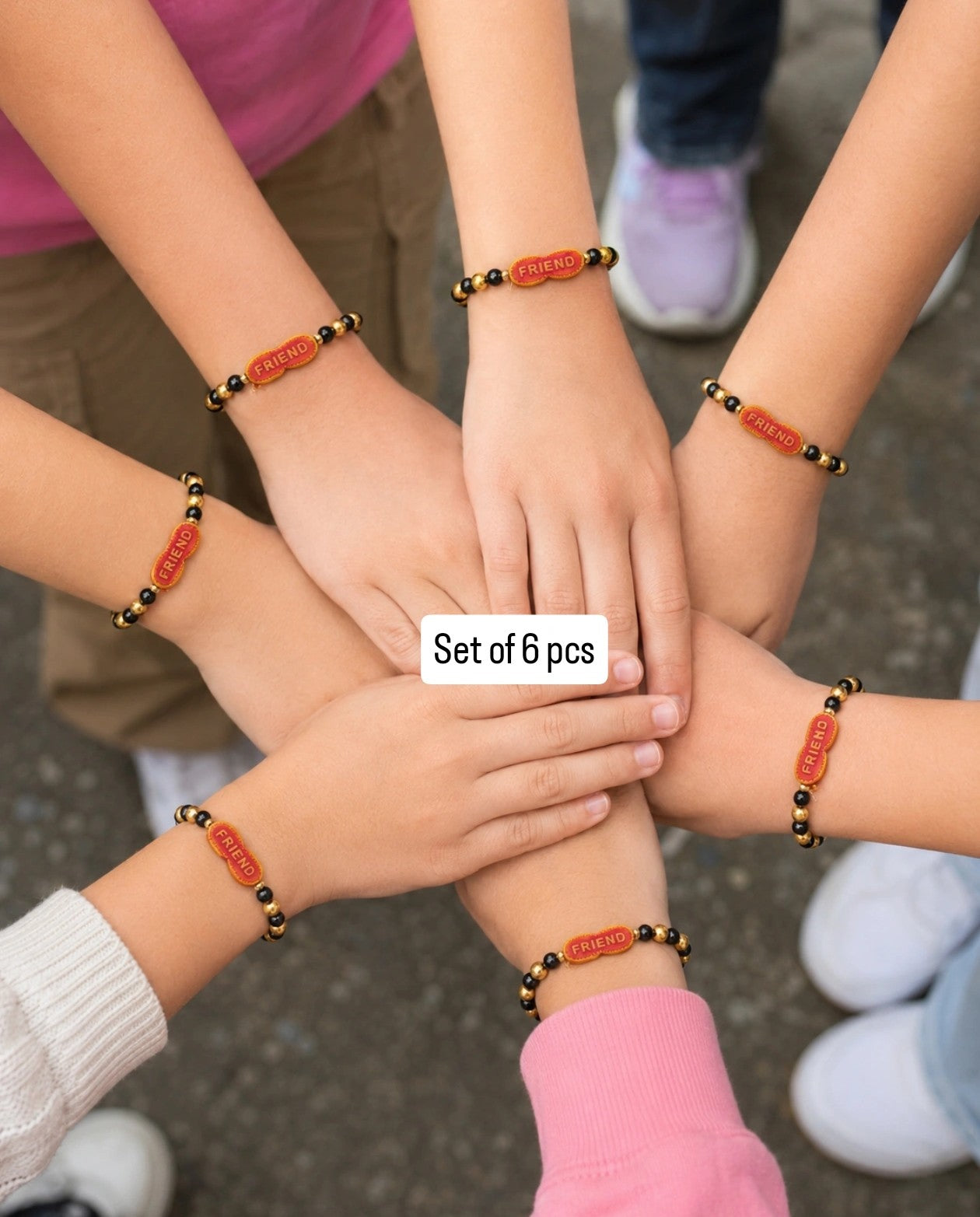 Set of 6 pcs friendship belt