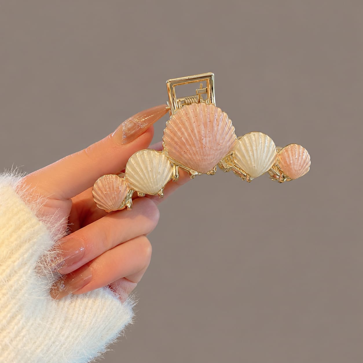 Korean metal hair claw
