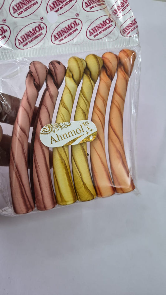 Banana clip medium size set of 6