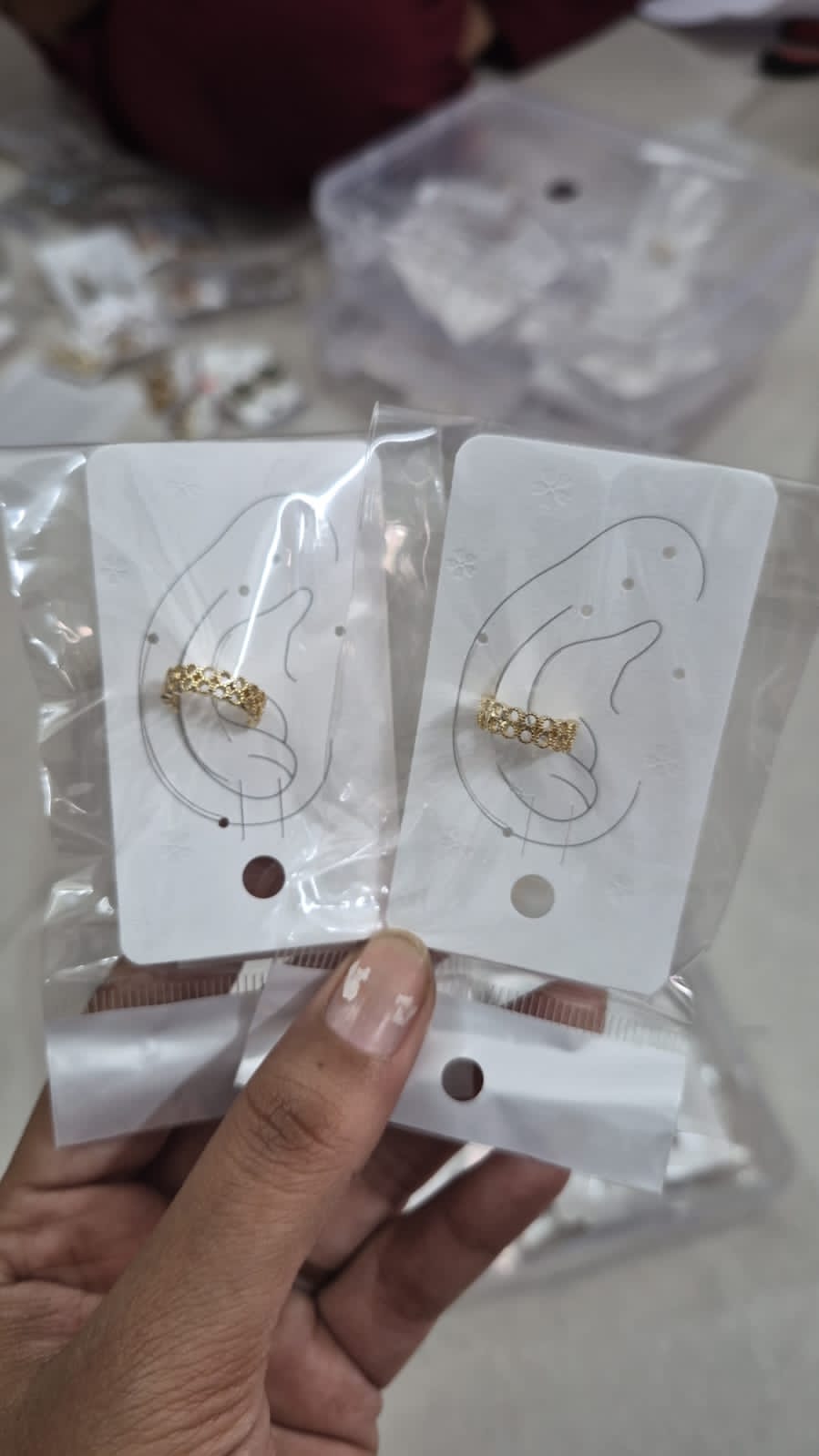 Korean Fashion Set of 2 Ear cuff