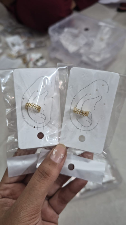 Korean Fashion Set of 2 Ear cuff