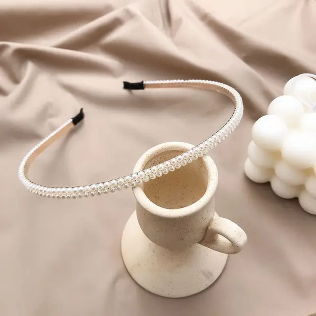 Korean Pearl hair band for women