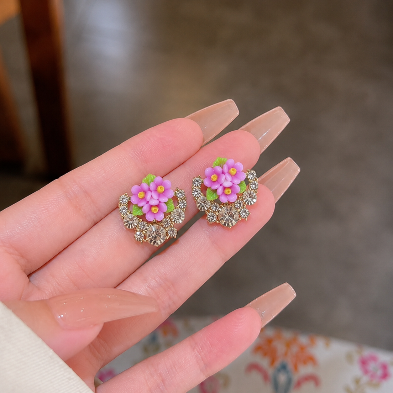 Korean Design Cute Smaller Flower Earring