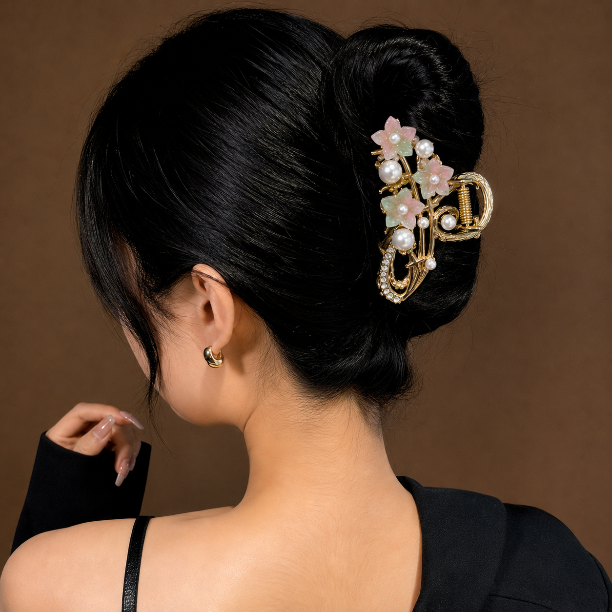 Korean metal hair claw