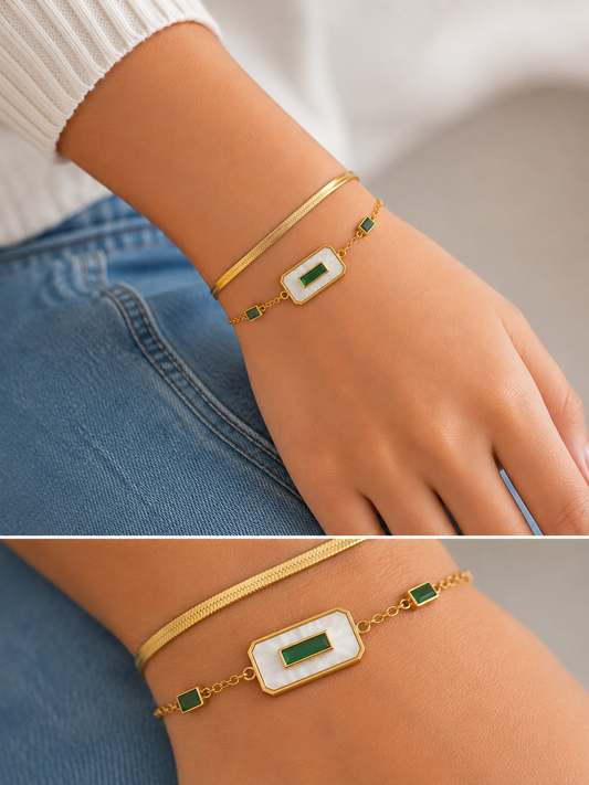 Anti tarnish chain bracelet