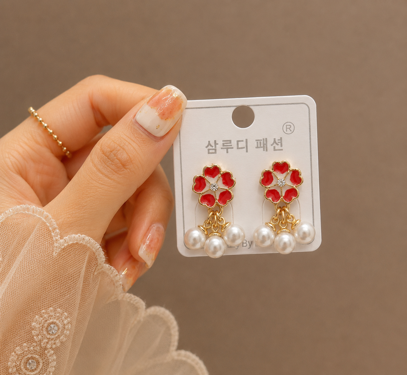 Korean Design Cute Small Flower Earring