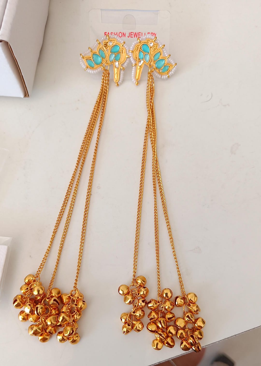 Traditional kashmiri earring set for party, wedding and festival