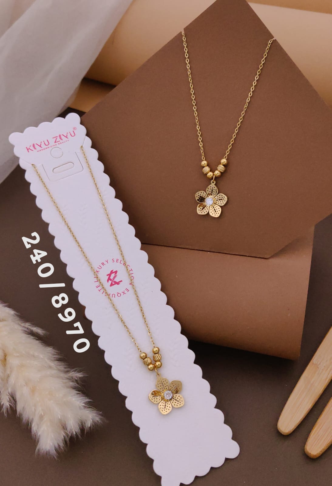 Kiyu ziyu anti tarnished necklace