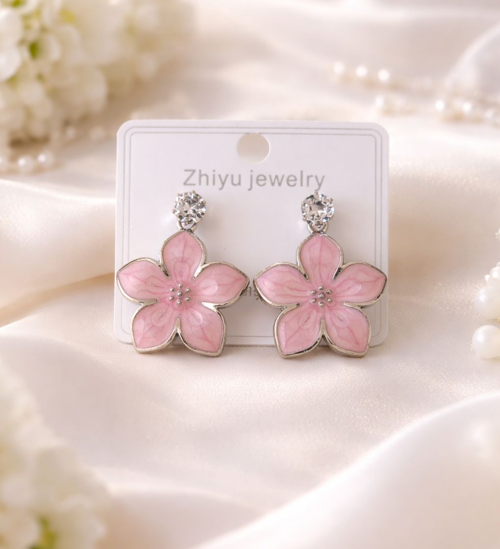 Floral Drop Earrings for girls and women