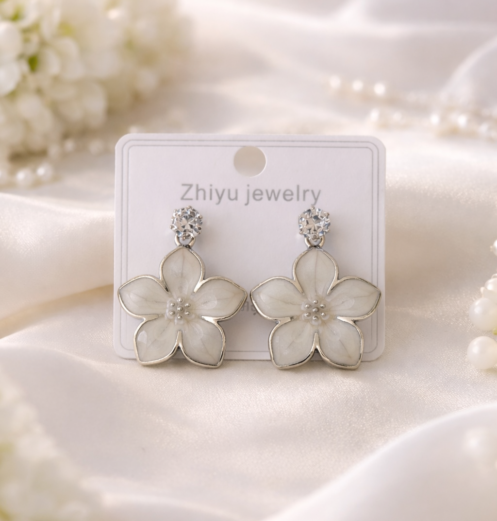 Floral Drop Earrings for girls and women