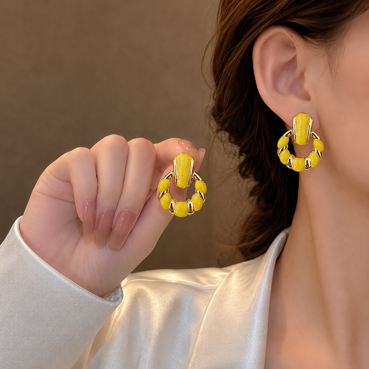 Korean Design Shell Earring