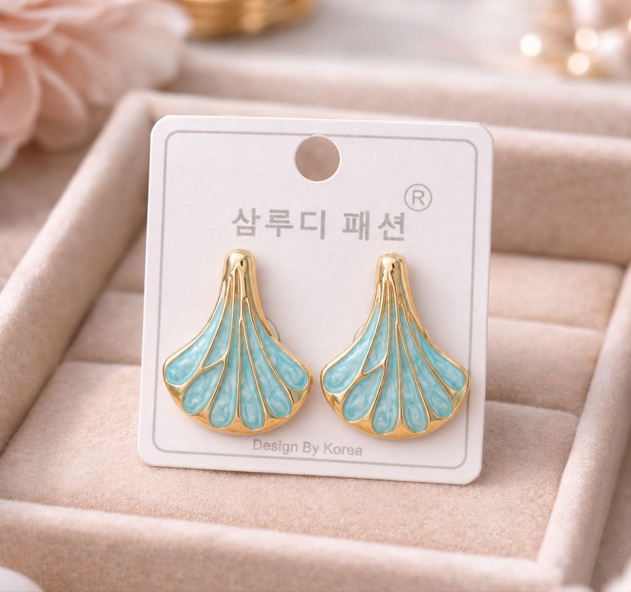 Korean Fashion Colored Shell Earring