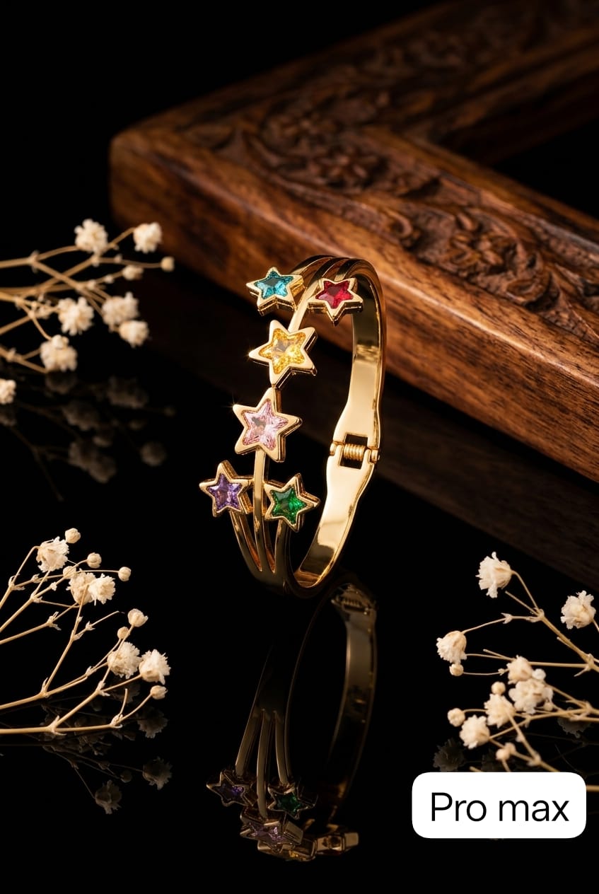 Anti tarnish star bracelet