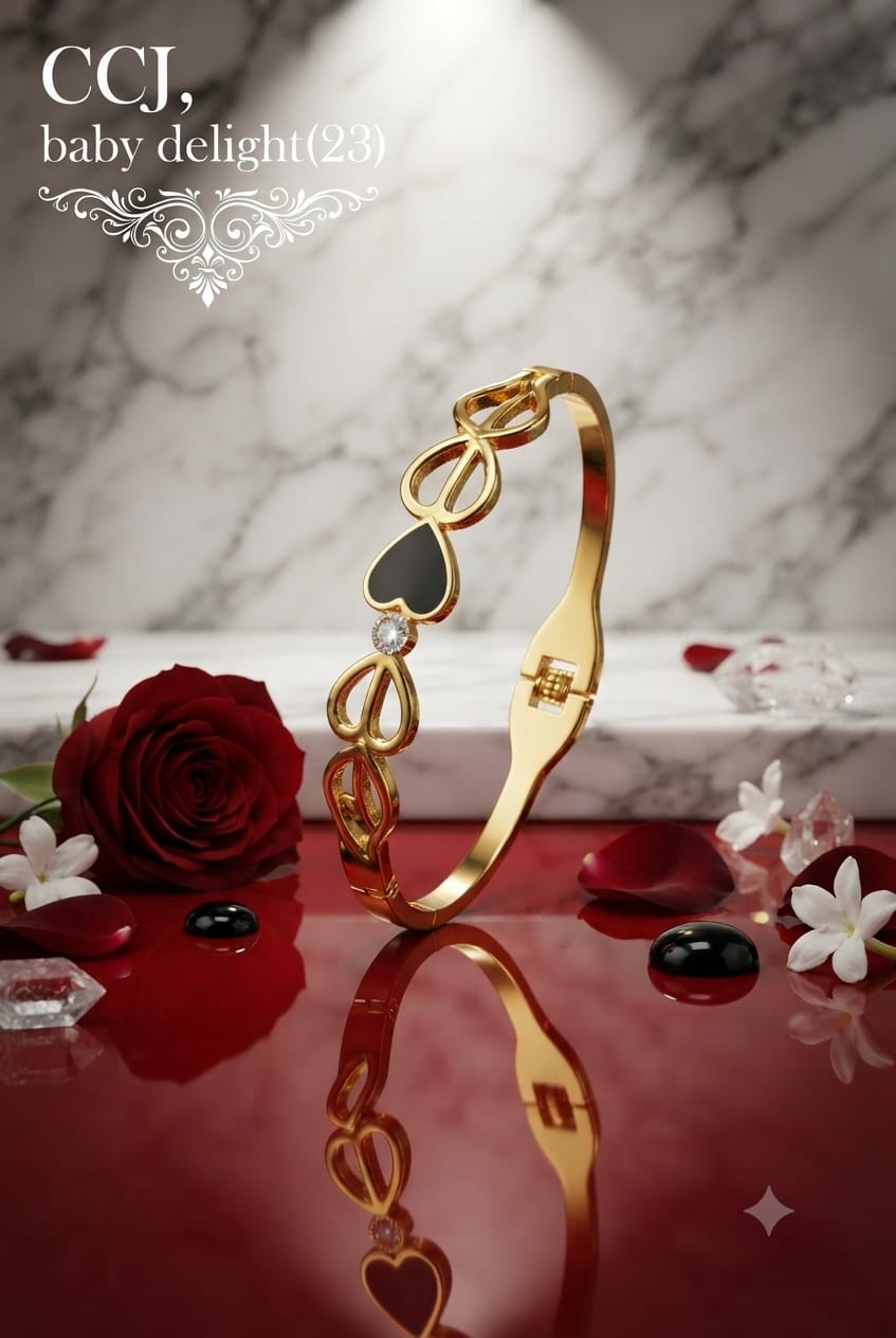 Anti Tarnish Multi Heart Baby Size Bracelet