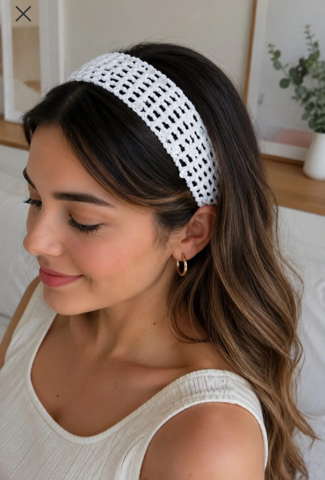 Handmade Crochet Cotton Tie Straps – Set of 2 Pieces