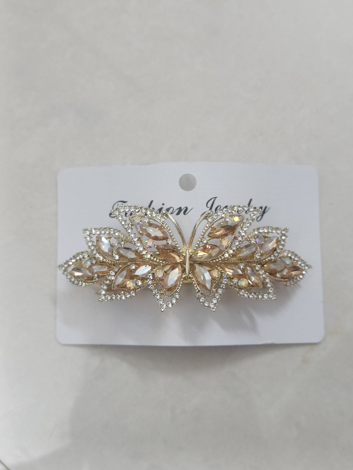 Crystal Butterfly Floral Hair Clutcher
