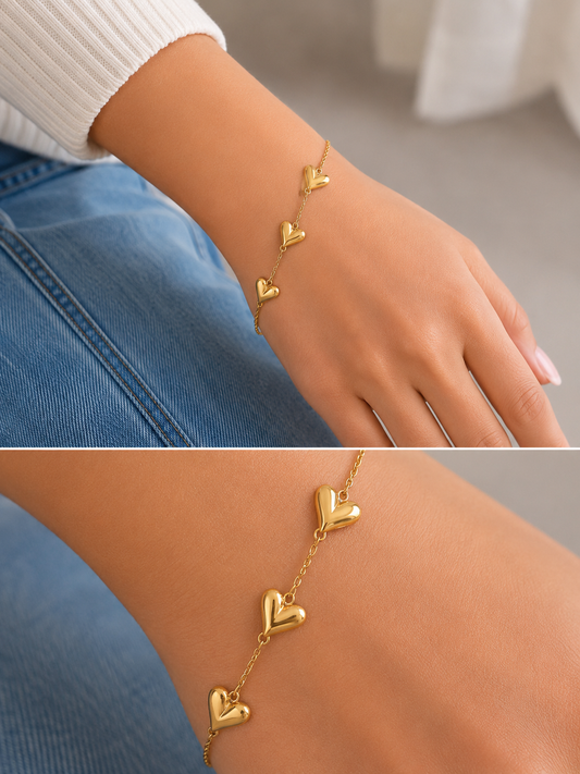 Anti tarnish chain bracelet