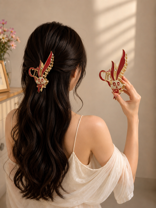 Korean trending heavy Metal  Hair Clutcher