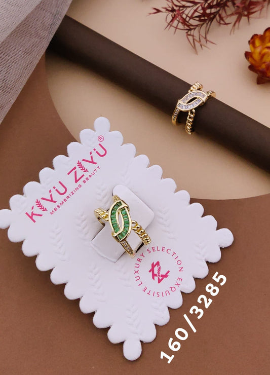Kiyu ziyu anti tarnished adjustable ring