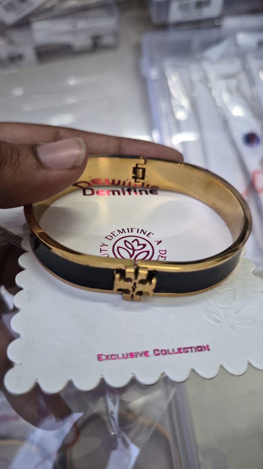 Tory Burch Kira Enamel bracelet stainless steel