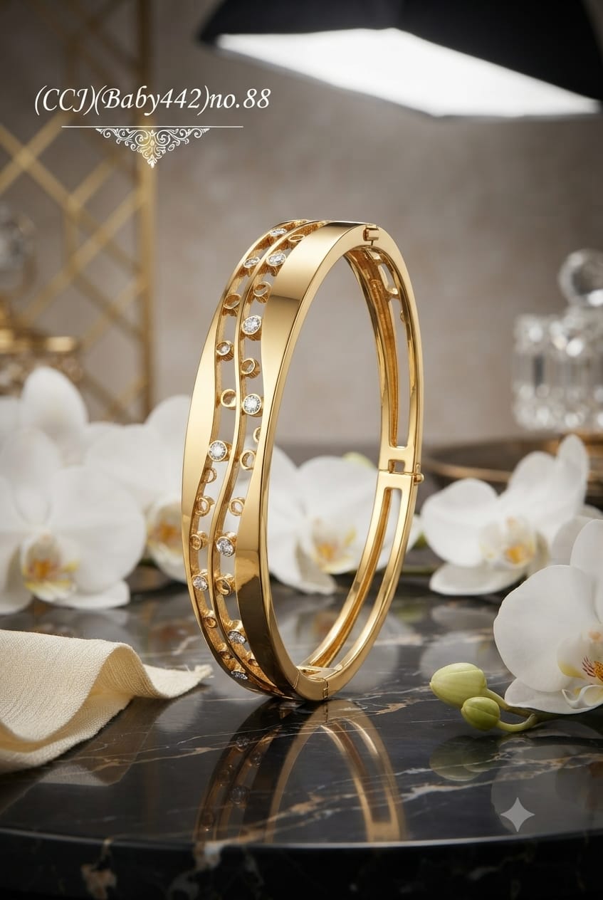 Orbit Spark Anti-Tarnish Baby Size Bracelet