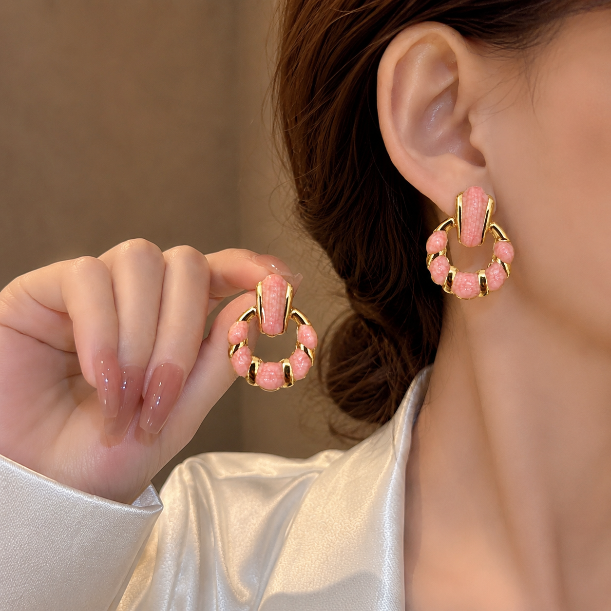 Korean Design Shell Earring