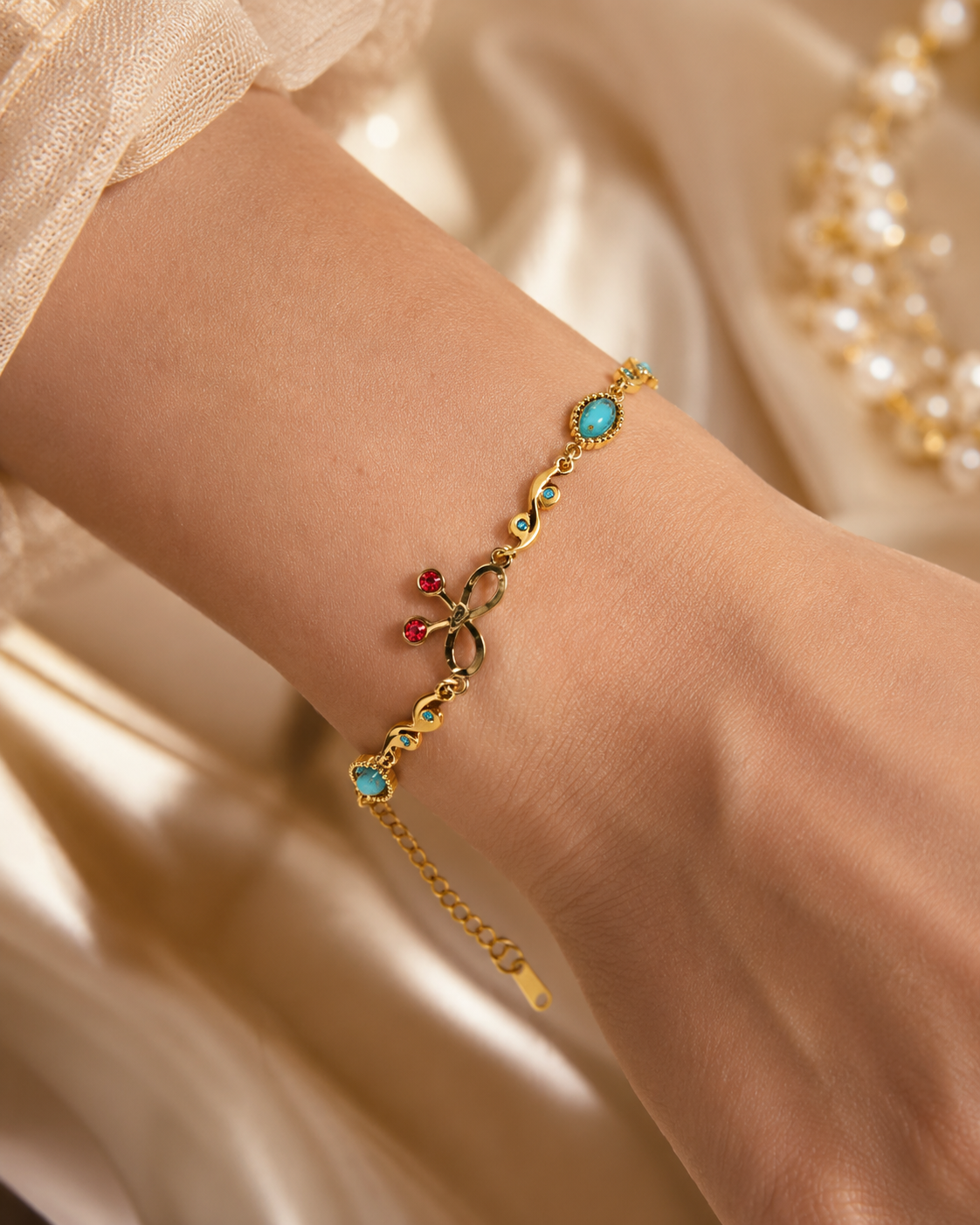 Anti tarnish chain bracelet