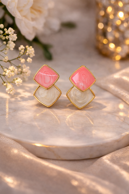 Rhombus shape Geometric earrings