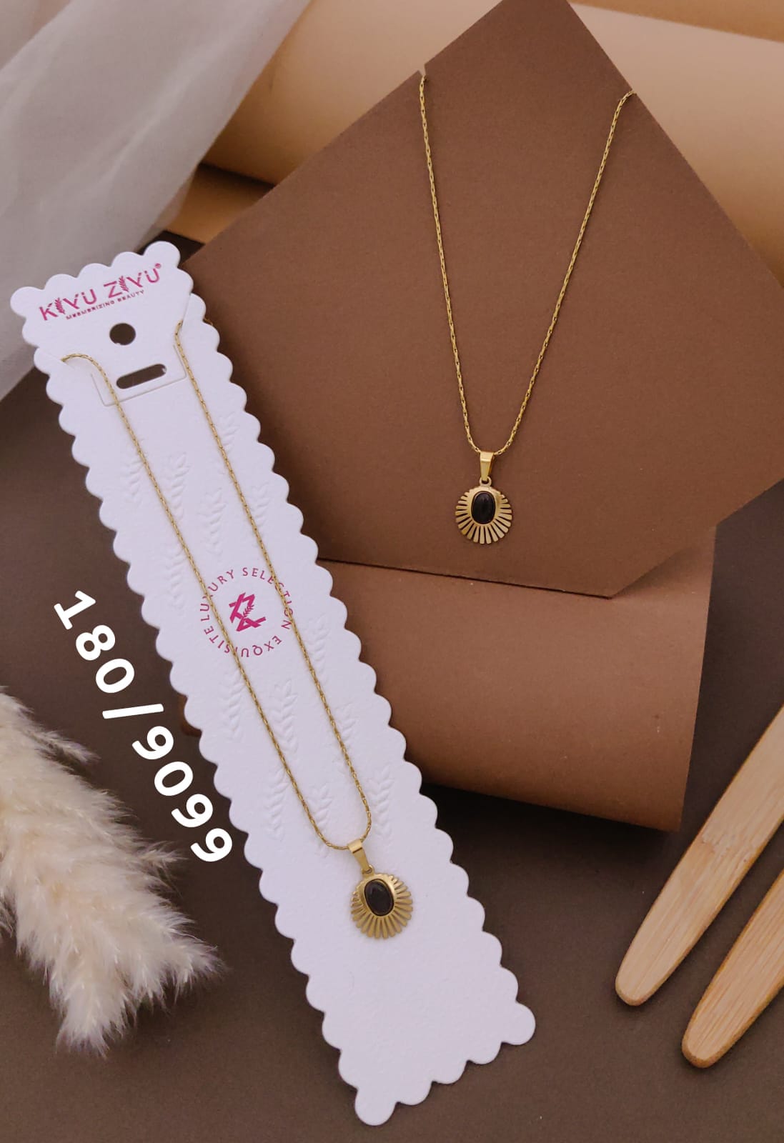 Kiyu ziyu anti tarnished necklace